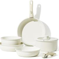 Set CAROTE cucina induzione, antiaderente, manico