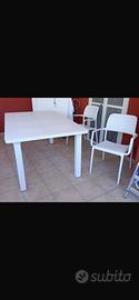 tavolo e 6 poltrone per esterno
