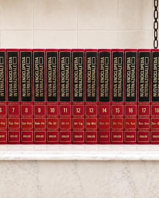 Enciclopedia Grolier Completa 23 Volumi Vintage