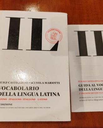 VOCABOLARIO DELLA LINGUA LATINA 