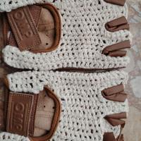 Guanti OMP "dita tagliate" di guida in pelle