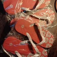 Set 2 coppie ciabattine per spa.