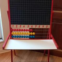 lavagna in ardesia con pallottoliere