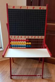 lavagna in ardesia con pallottoliere