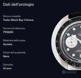 Tudor Black bay Chrono