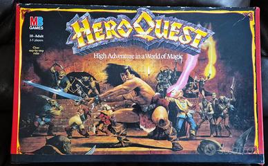 HeroQuest MB Games edizione inglese vintage 1989