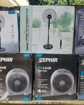 Ventilatori, e lampade insetticidi