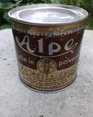 Scatola d'epoca in Alluminio Mellin Alpe