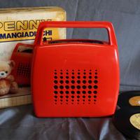 Mangiadischi PENNY colore rosso con scatola