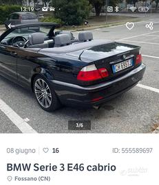 BMW cabrio serie 3 GPL