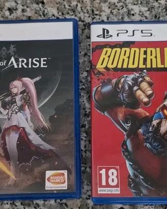 Playstation 5 Borderlands 4 e Tales of Arise