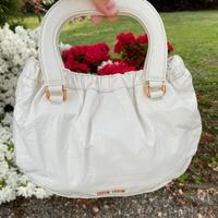 Borsa Miu Miu in pelle bianca