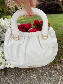 Borsa Miu Miu in pelle bianca