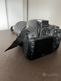 Nikon d3200 con obiettivo 18-105mm