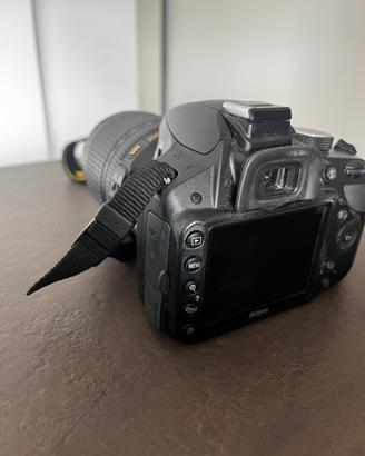 Nikon d3200 con obiettivo 18-105mm