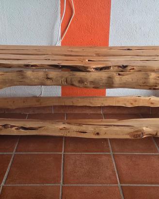 panca in legno di ginepro