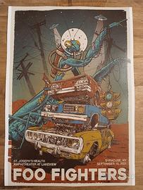 poster Foo Fighters Wallart Musica Rock 