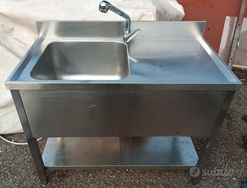 lavandino acciaio inox 