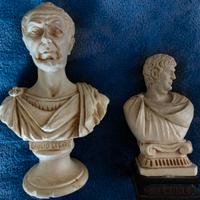 Statuine Giulio Cesare e Nerone (Made in Italy)