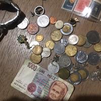 Monete gioielli orologio