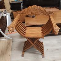 Rara sedia Savonarola 