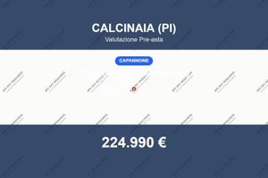 Immobile in asta di 600 m² a Calcinaia