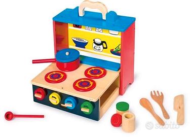 Gioco Cucina Portatile in legno