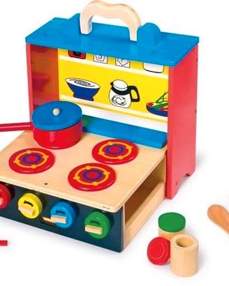 Gioco Cucina Portatile in legno