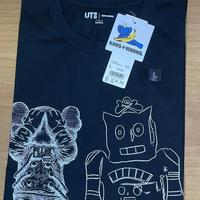 T-Shirt Uniqlo x Kaws x Andy Warhol Black / White