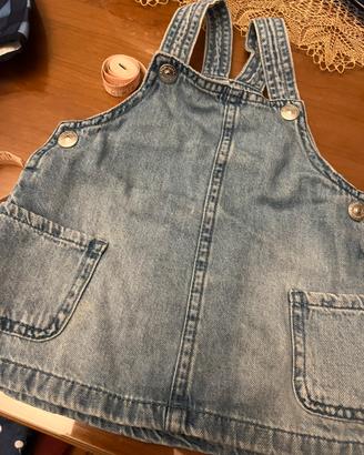 Salopette  per neonati 4/6 mesi Altezza 40cm