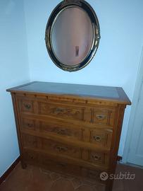 comò con specchio