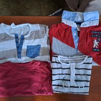 set 4 magliette manica lunga 12-18 mesi