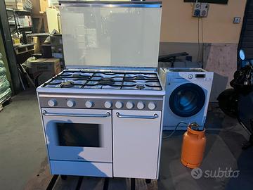 Cucina smeg 5 fuochi con tripla corona