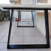 tavolo per esterno in legno massello 