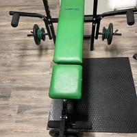 Panca multifunzione lineaflex con pesi
