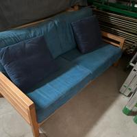 Divano stile scandinavo in faggio massello