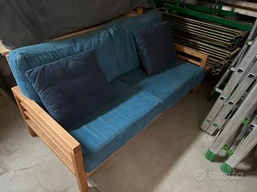 Divano stile scandinavo in faggio massello