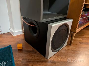 Subwoofer Logitech Z2300 con Fosi TP-02