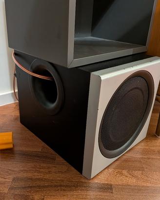 Subwoofer Logitech Z2300 con Fosi TP-02
