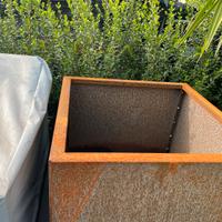 Fioriere in acciaio Corten