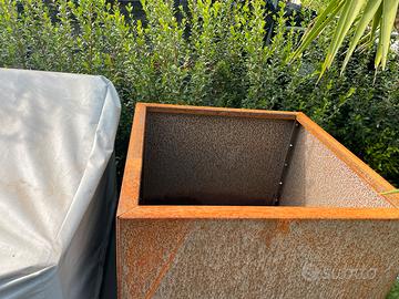 Fioriere in acciaio Corten