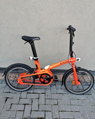 Bici Pieghevole Btwin Tilt 720 Arancio Fluo Nuova