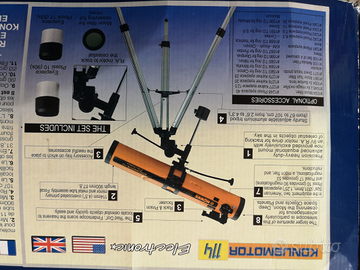 Telescopio KONUS 114 Elettronic 0ptical& Astronom