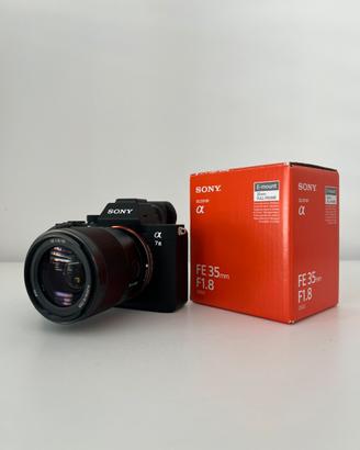 Sony a7III + 35mm 1.8 + Filtri e Zaino Completo