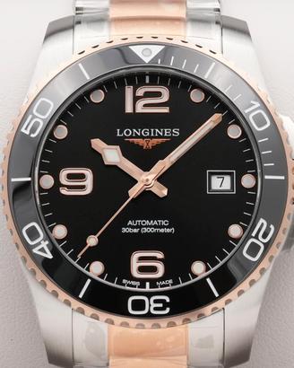 Longines HydroConquest 41mm Quadrante Nero Nuovo