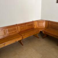 Cassapanca in legno stile rustico