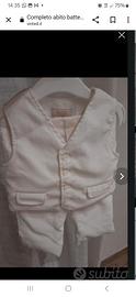 Vestito completo abito cerimonia battesimo