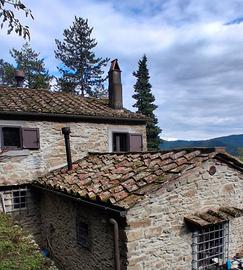 Carmignanello colonica libera 4 lati in pietra con