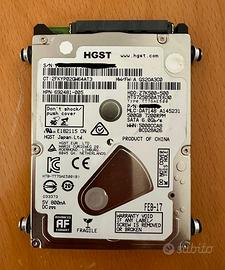 Hard Disk 500Gb 2.5” - HGST 7200rpm
