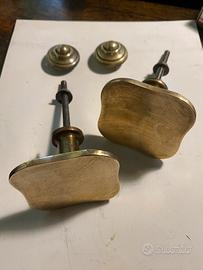 Pomelli rettangolari  ottone